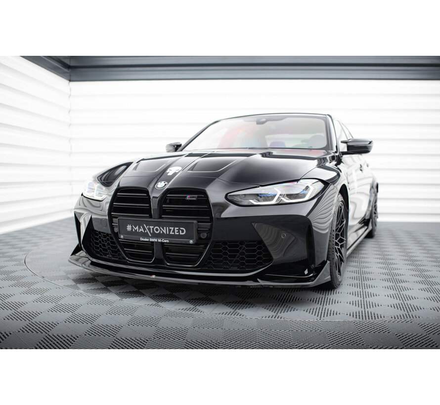 Maxton Design Front Splitter V.4 CSL Look BMW M3 Sedan / Touring G80 / G81