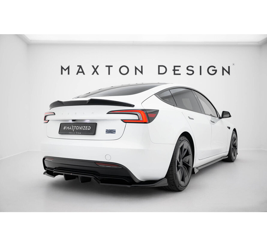 Maxton Design Spoiler Cap 3D Tesla Model 3 Performance Mk1 Facelift