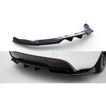 Maxton Design Maxton Design Rear Splitter (with vertical bars) V.1 Tesla Model 3 Performance Mk1 Facelift