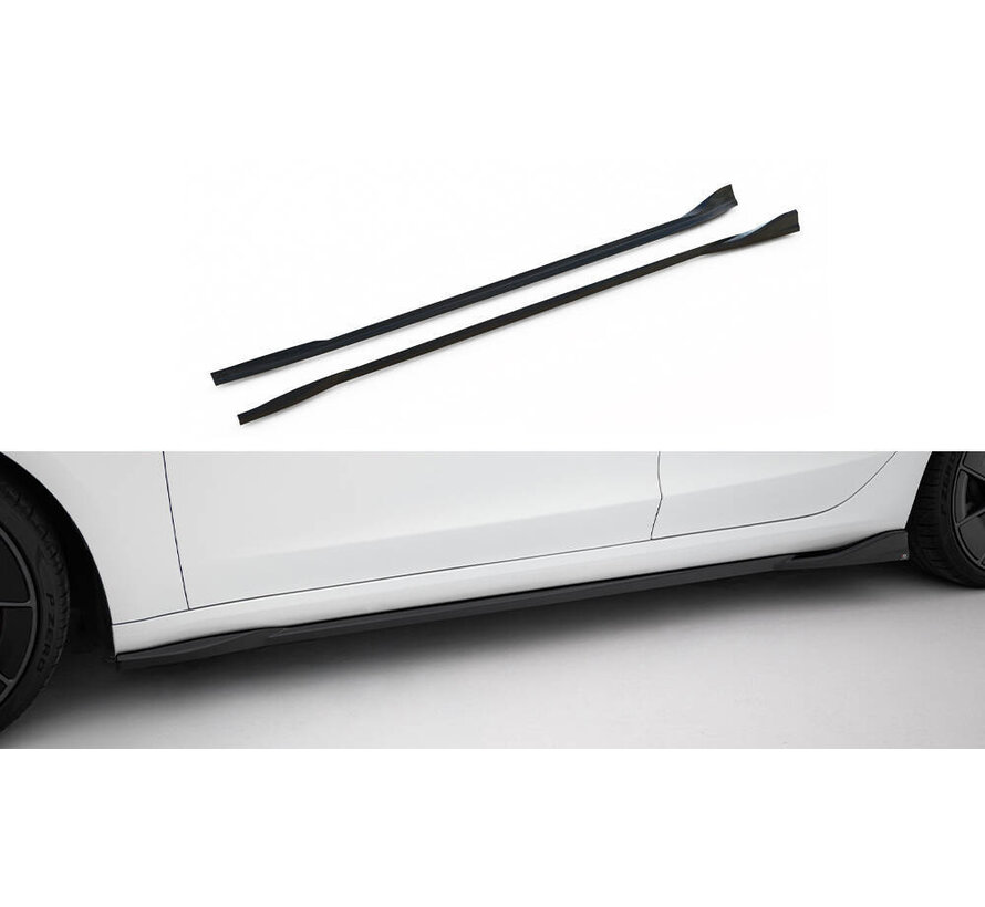 Maxton Design Side Skirts Diffusers V.1 Tesla Model 3 Performance Mk1 Facelift
