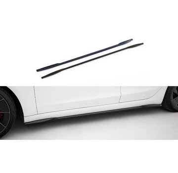 Maxton Design Maxton Design Side Skirts Diffusers V.2 Tesla Model 3 Performance Mk1 Facelift
