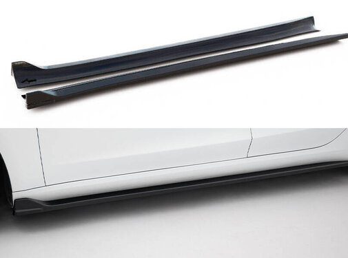 Maxton Design Maxton Design Side Skirts Diffusers V.3 Tesla Model 3 Performance Mk1 Facelift