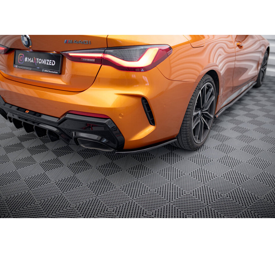 Maxton Design Rear Side Splitters V.5 BMW 4 M440i G22 / G23 / G22 Facelift / G23 Facelift