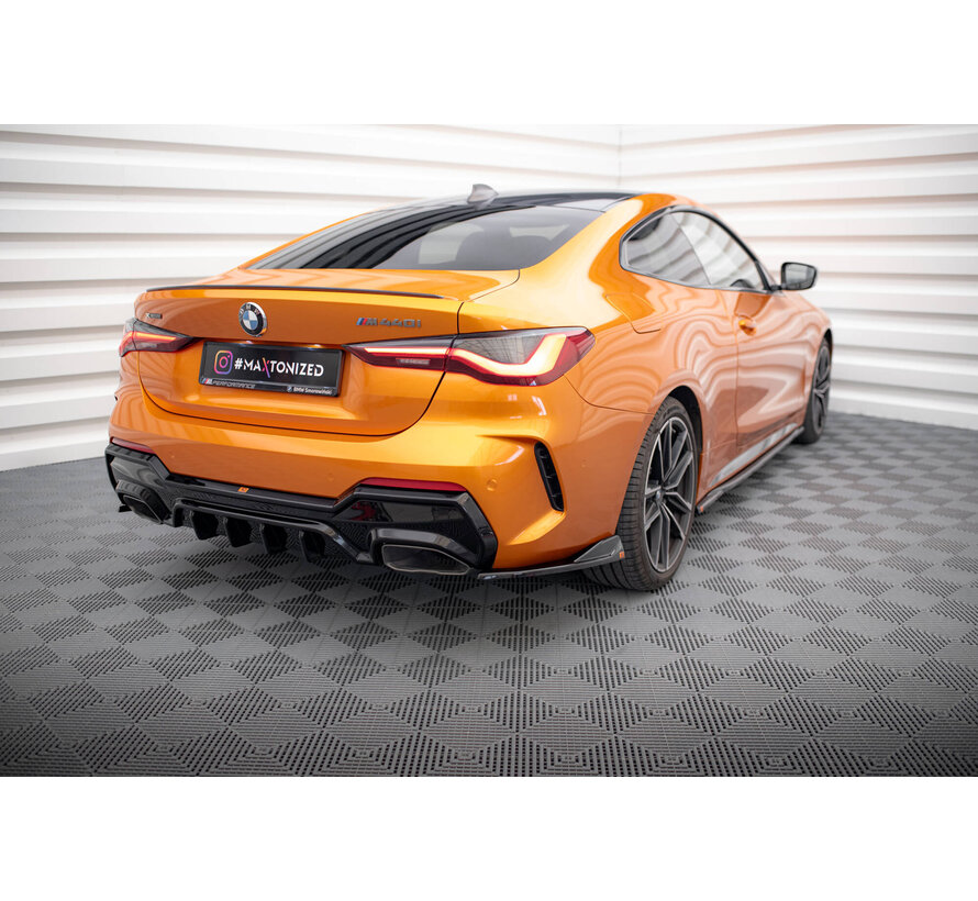 Maxton Design Rear Side Splitters V.6 BMW 4 M440i G22 / G23 / G22 Facelift / G23 Facelift