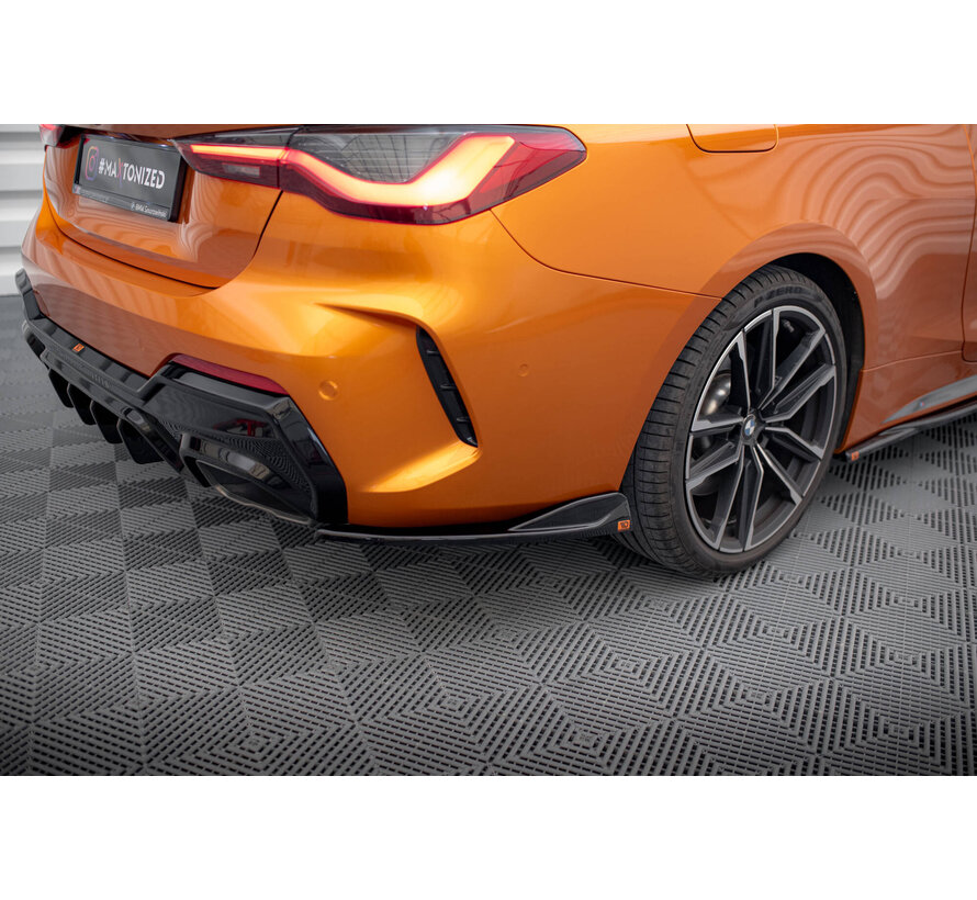 Maxton Design Rear Side Splitters V.6 BMW 4 M440i G22 / G23 / G22 Facelift / G23 Facelift