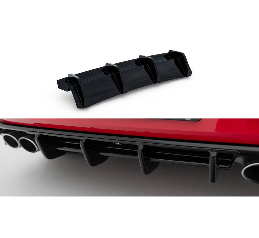 Maxton Design Rear Valance Volkswagen Golf R Hatchback R Mk7 Facelift