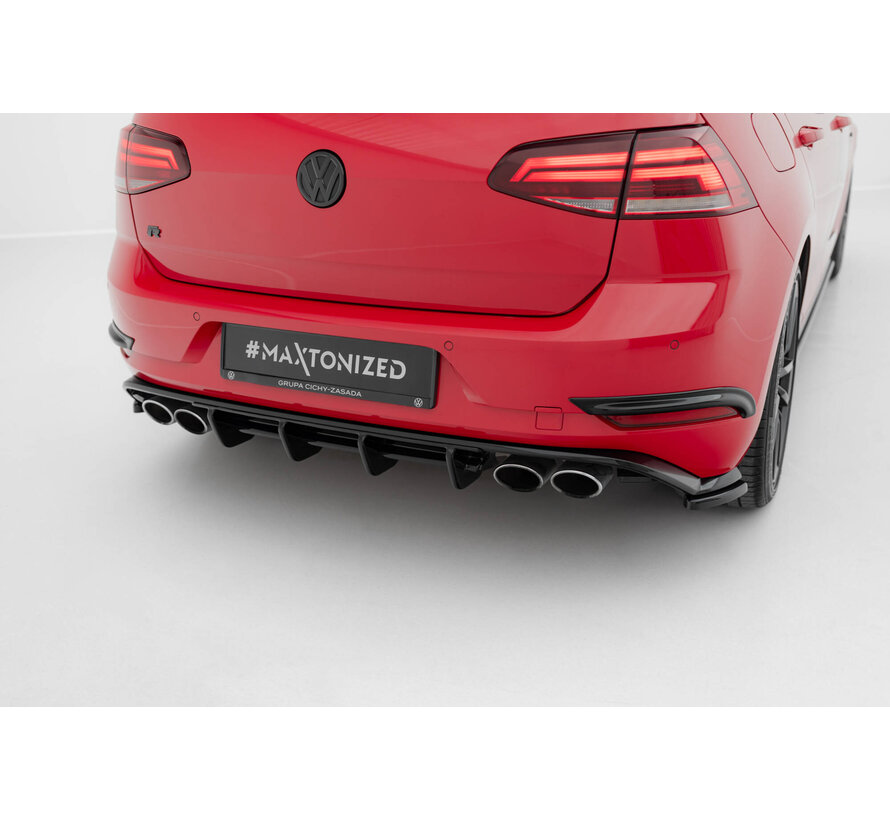 Maxton Design Rear Valance Volkswagen Golf R Hatchback R Mk7 Facelift