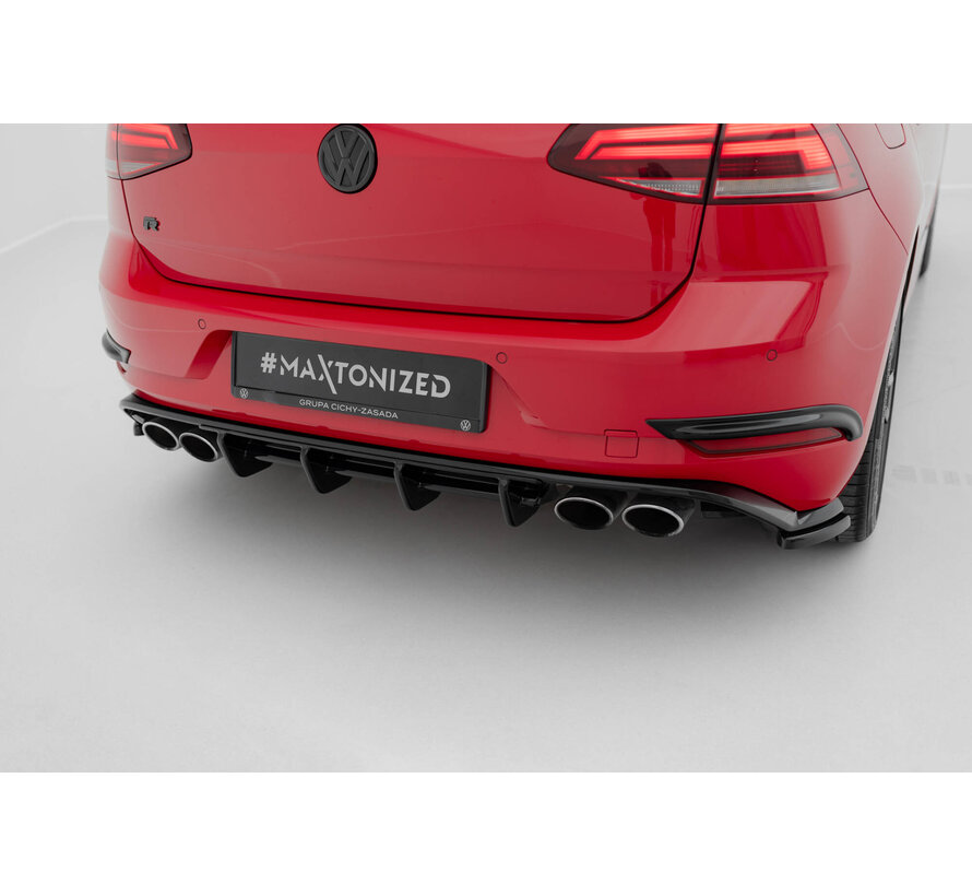 Maxton Design Rear Valance Volkswagen Golf R Hatchback R Mk7 Facelift