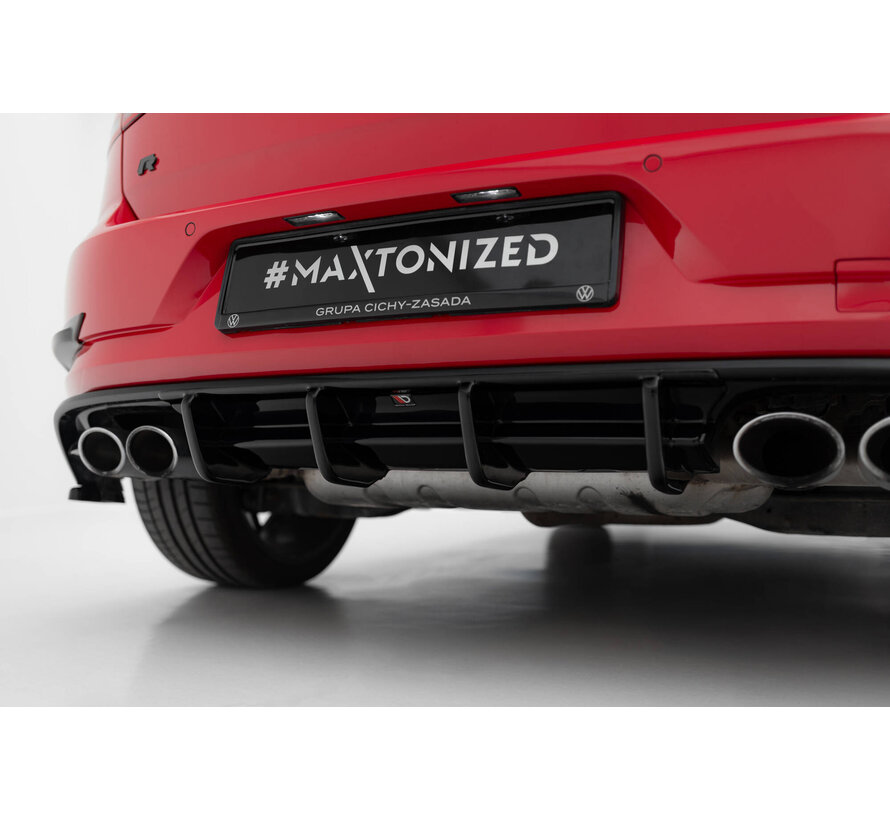 Maxton Design Rear Valance Volkswagen Golf R Hatchback R Mk7 Facelift