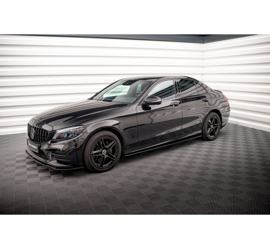 Maxton Design Set of Splitters Mercedes-Benz C AMG-Line Sedan / Estate W205 Facelift / S205 Facelift