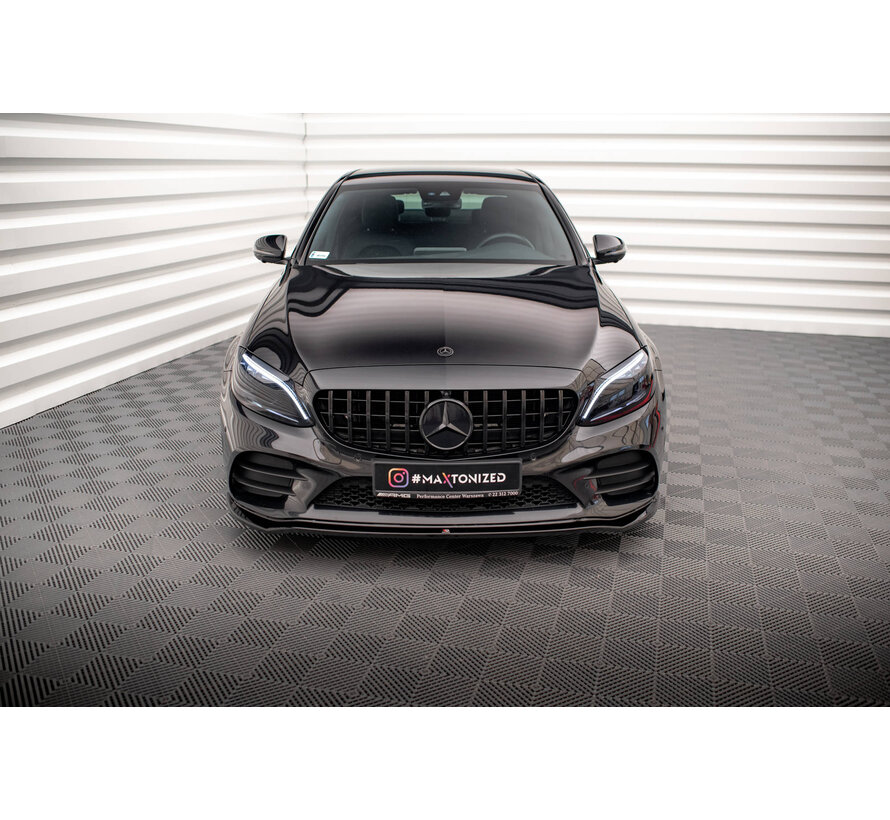 Maxton Design Set of Splitters Mercedes-Benz C AMG-Line Sedan / Estate W205 Facelift / S205 Facelift