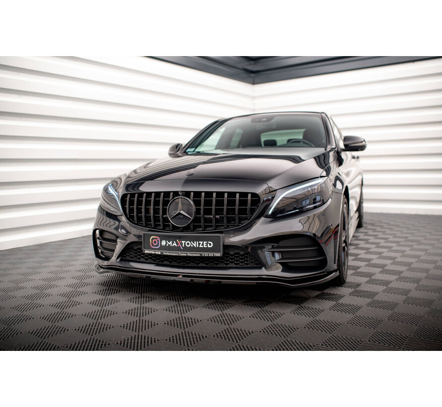 Maxton Design Set of Splitters Mercedes-Benz C AMG-Line Sedan / Estate W205 Facelift / S205 Facelift