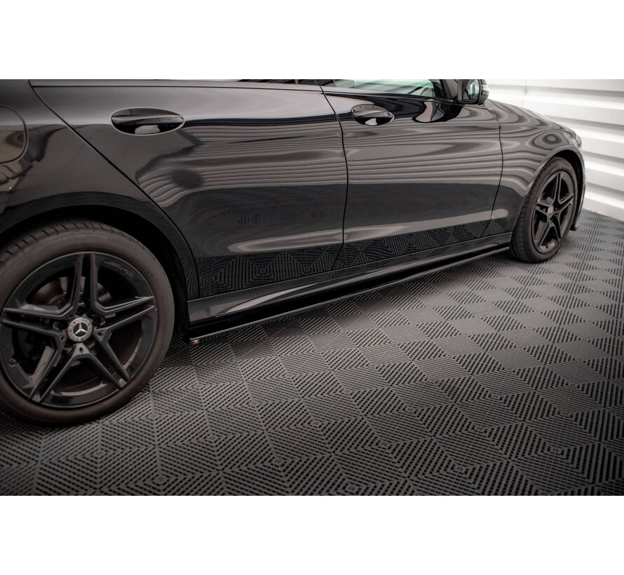 Maxton Design Set of Splitters Mercedes-Benz C AMG-Line Sedan / Estate W205 Facelift / S205 Facelift