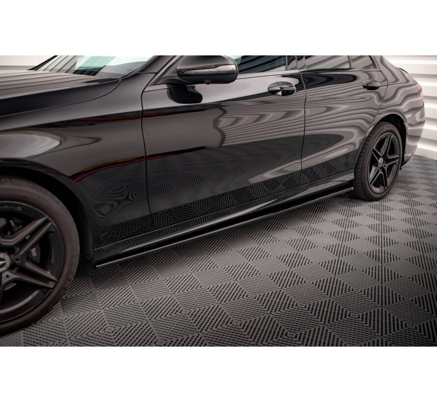 Maxton Design Set of Splitters Mercedes-Benz C AMG-Line Sedan / Estate W205 Facelift / S205 Facelift