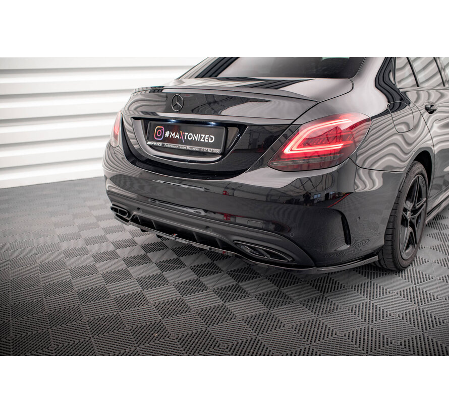 Maxton Design Set of Splitters Mercedes-Benz C AMG-Line Sedan / Estate W205 Facelift / S205 Facelift