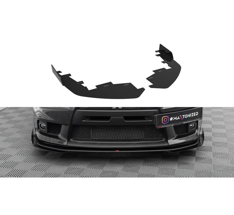 Maxton Design Front Flaps Mitsubishi Lancer EVO X