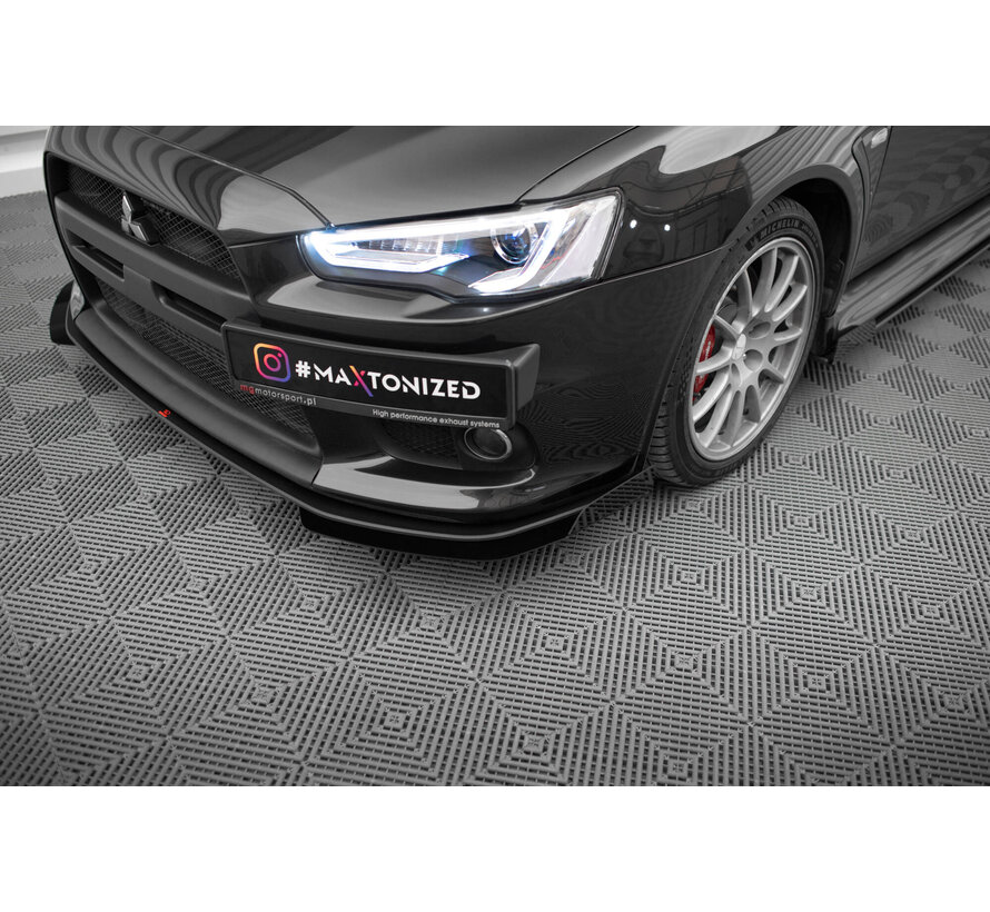 Maxton Design Front Flaps Mitsubishi Lancer EVO X