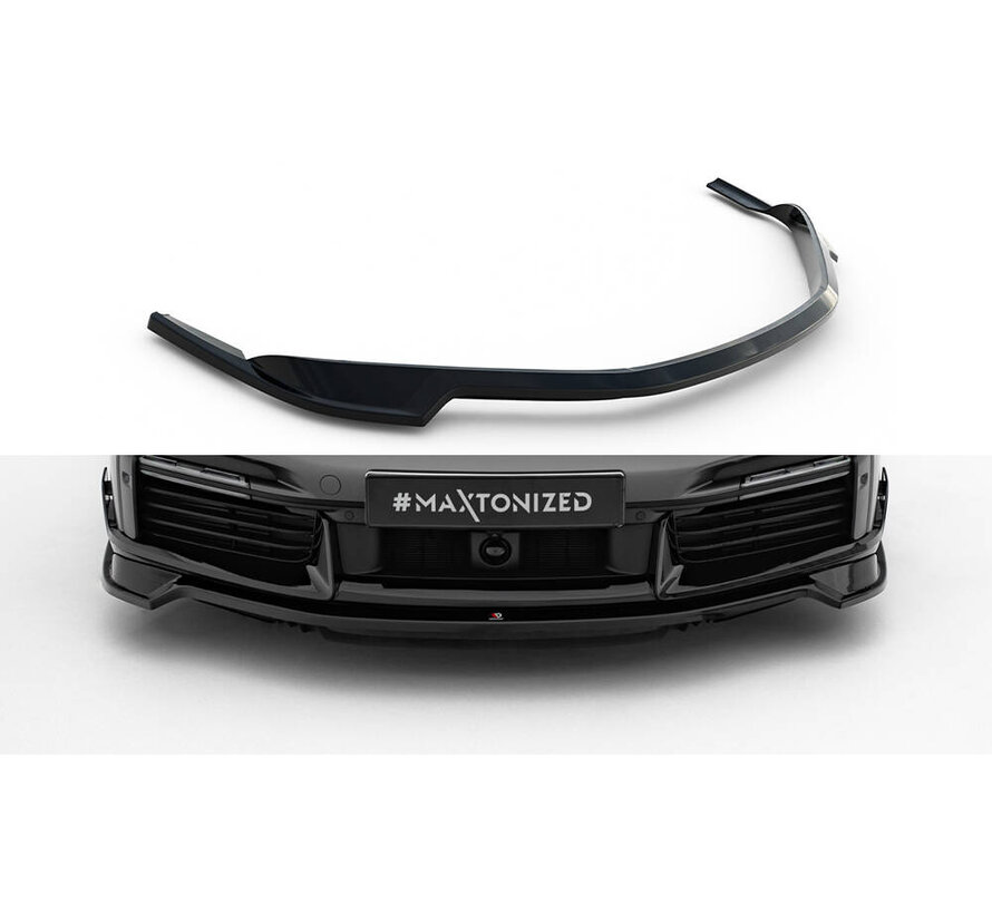 Maxton Design Front Splitter Porsche 911 Turbo S Sport Package 992