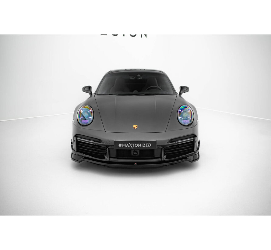 Maxton Design Front Splitter Porsche 911 Turbo S Sport Package 992