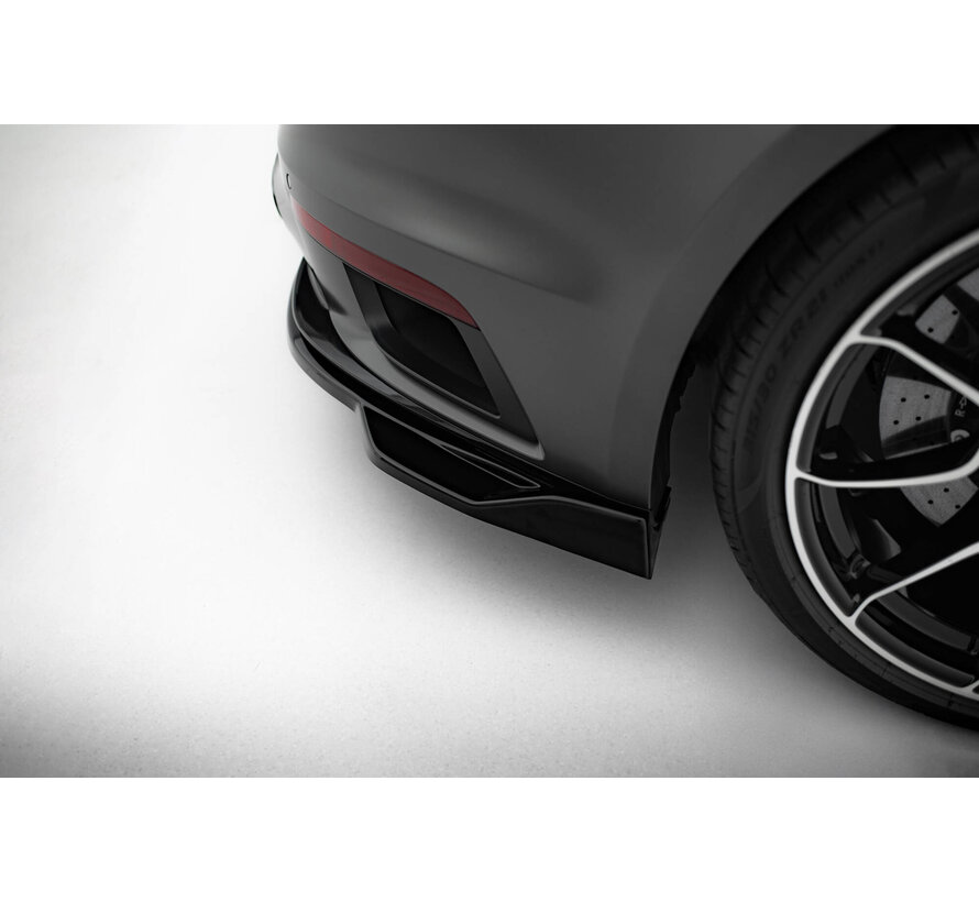 Maxton Design Rear Splitter (with vertical bars) Porsche 911 Turbo S Sport Package 992