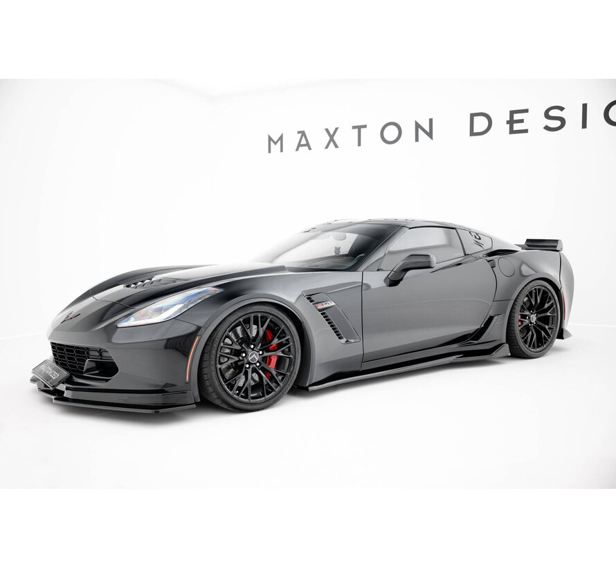 Maxton Design Set of Splitters Chevrolet Corvette Z06 C7