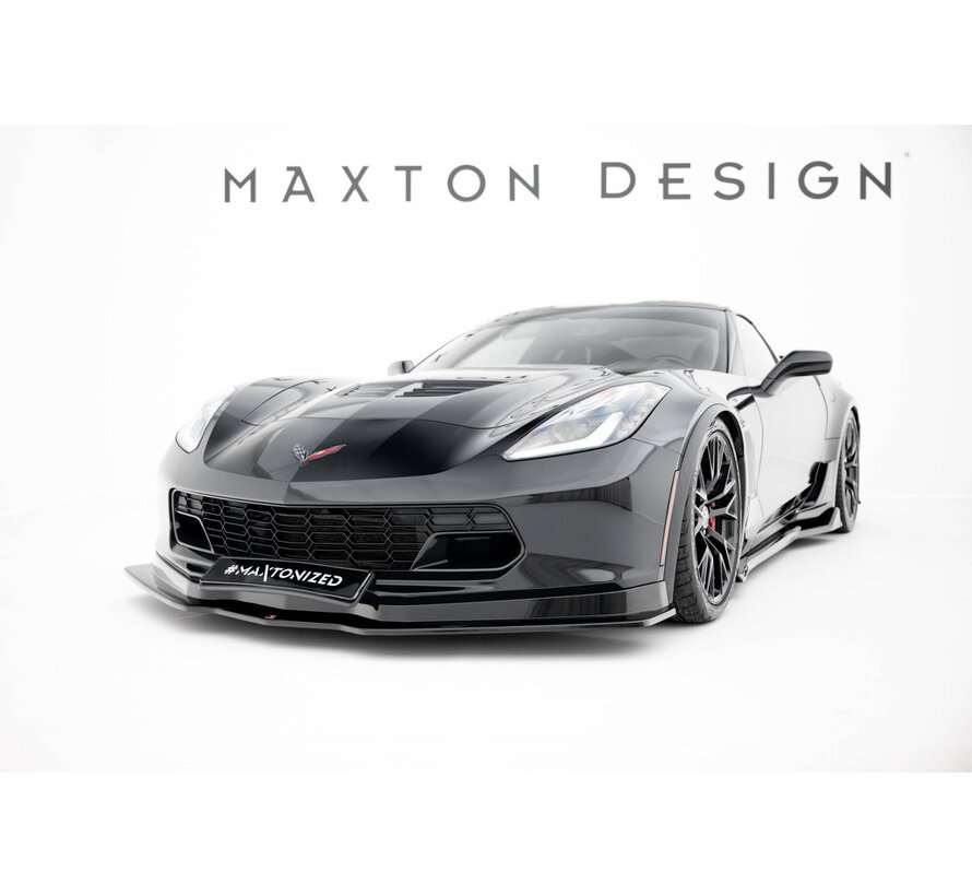 Maxton Design Set of Splitters Chevrolet Corvette Z06 C7