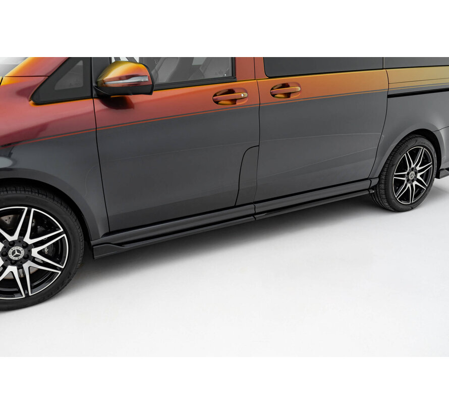 Maxton Design Side Skirts Diffusers Mercedes-Benz V-Class Long AMG-Line W447