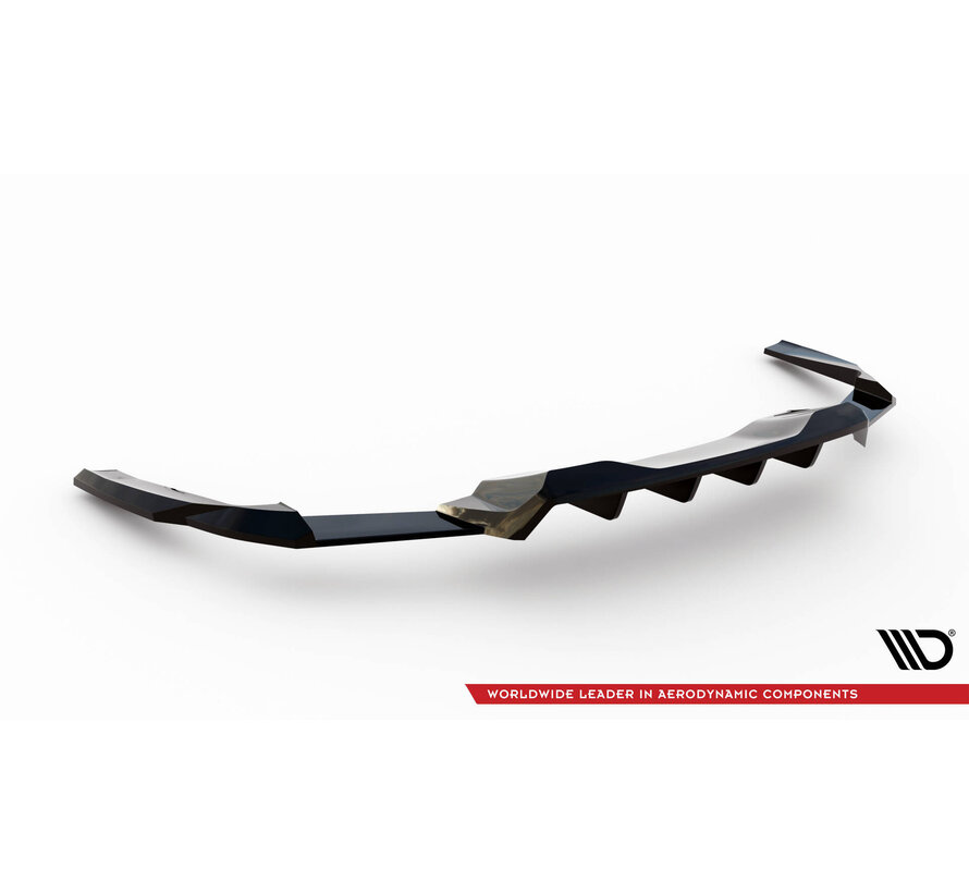 Maxton Design Rear Splitter (with vertical bars) Ford Mustang GT Mk7