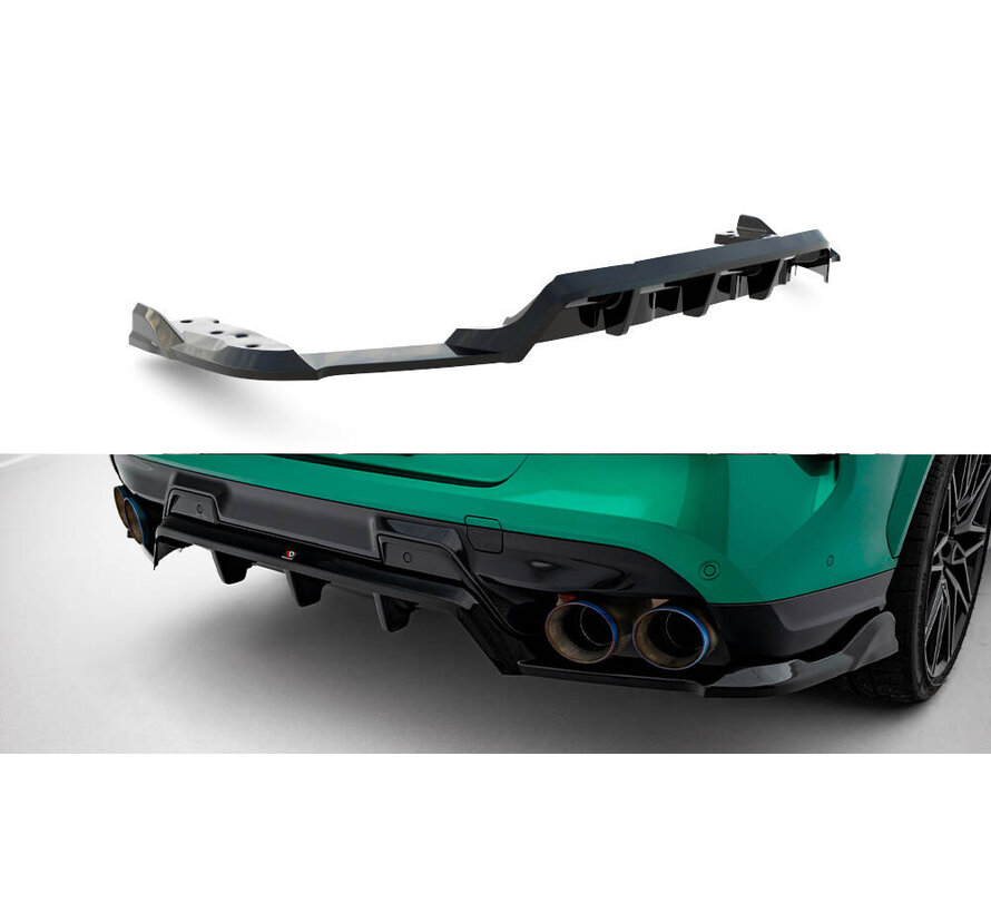 Maxton Design Rear Splitter (with vertical bars) BMW X6 M F96 Facelift