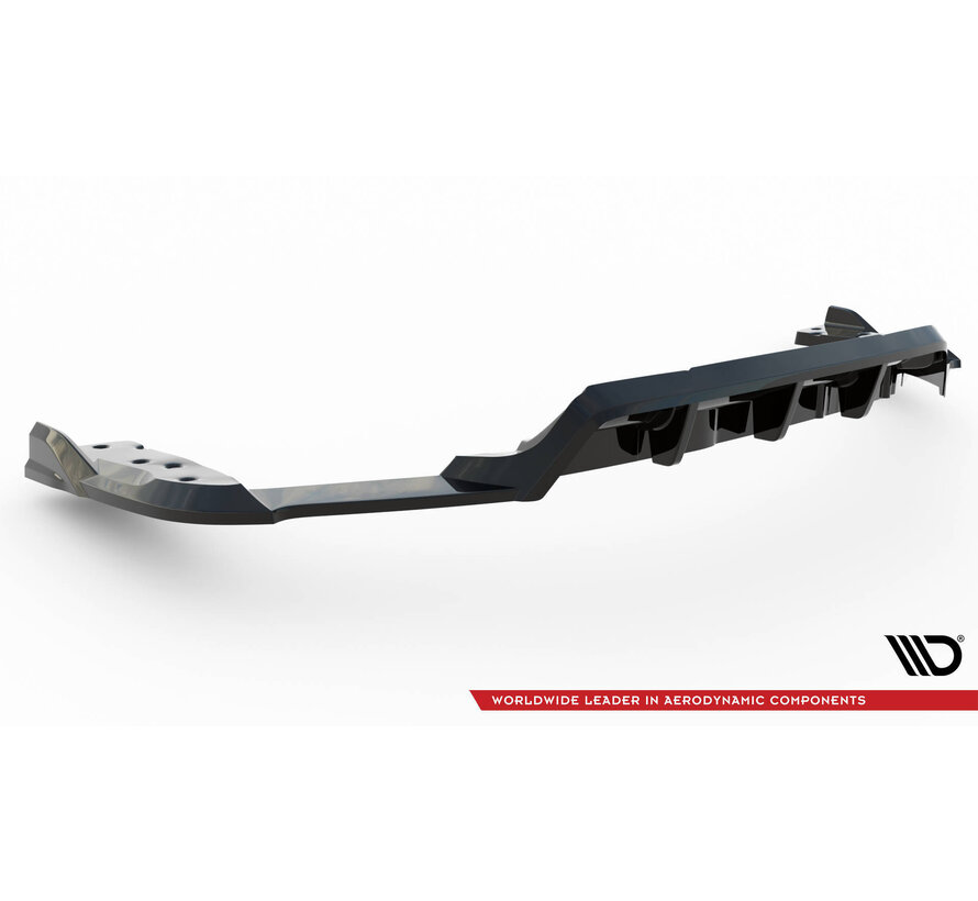 Maxton Design Rear Splitter (with vertical bars) BMW X6 M F96 Facelift