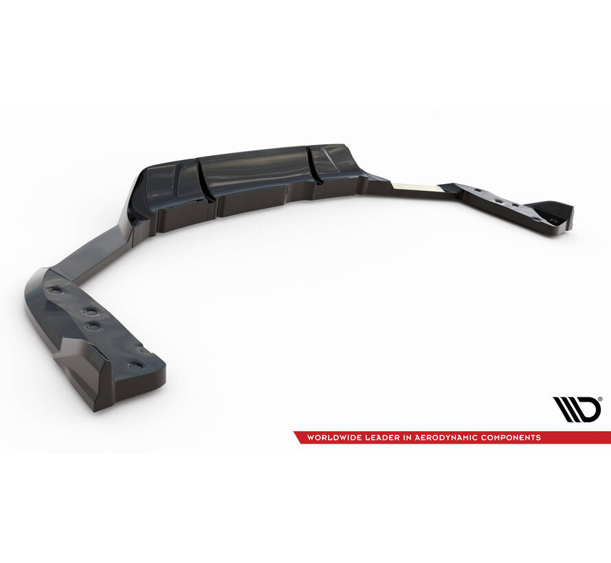 Maxton Design Rear Splitter (with vertical bars) BMW X6 M F96 Facelift