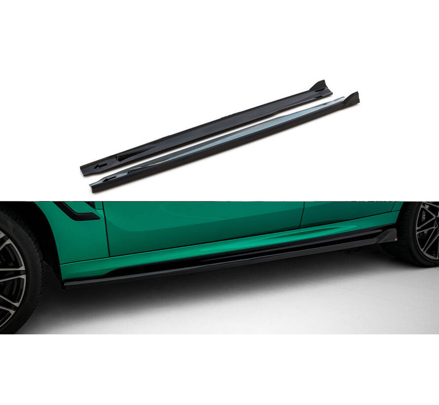 Maxton Design Side Skirts Diffusers BMW X6 M F96 Facelift