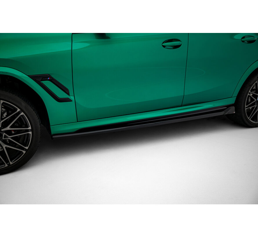 Maxton Design Side Skirts Diffusers BMW X6 M F96 Facelift
