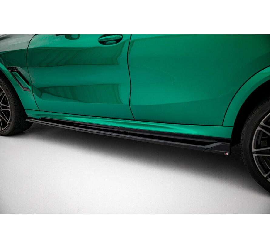 Maxton Design Side Skirts Diffusers BMW X6 M F96 Facelift