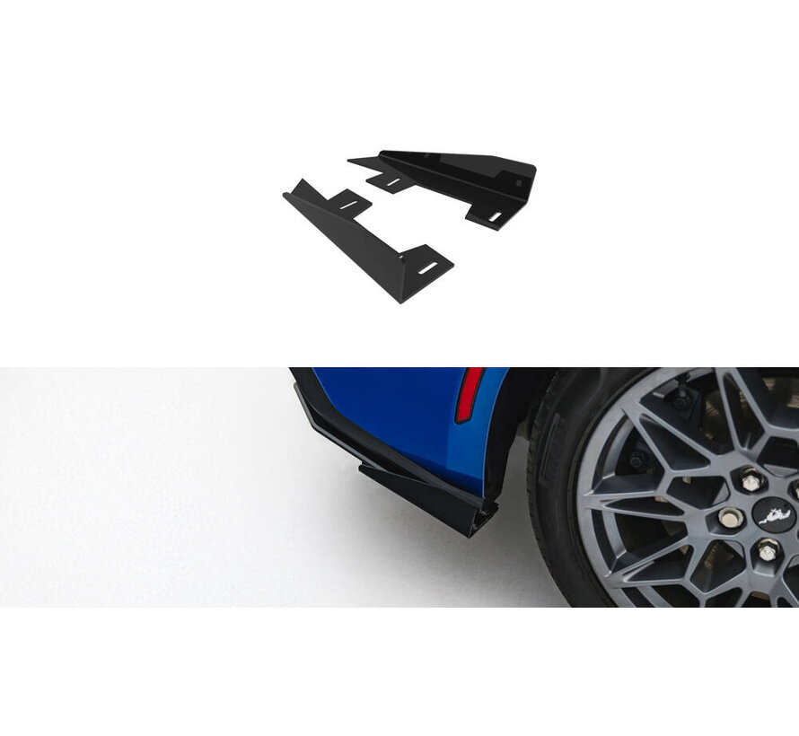 Maxton Design Rear Side Flaps Ford Mustang GT Mk7