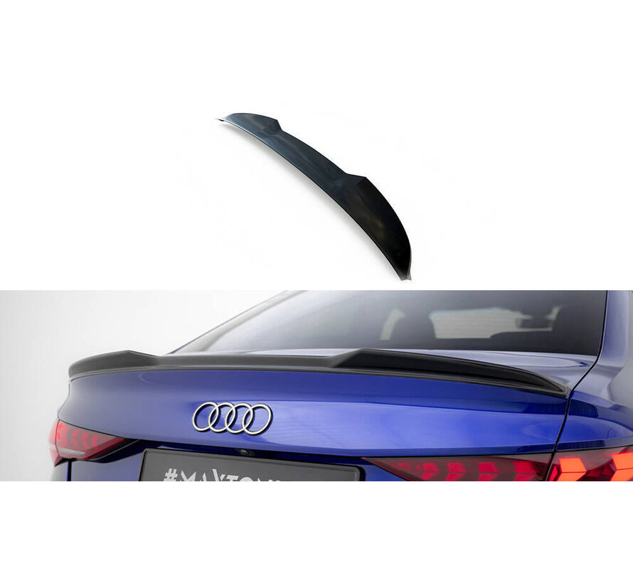 Maxton Design Spoiler Cap 3D Audi A3 S-Line Sedan / S3 Sedan 8Y Facelift