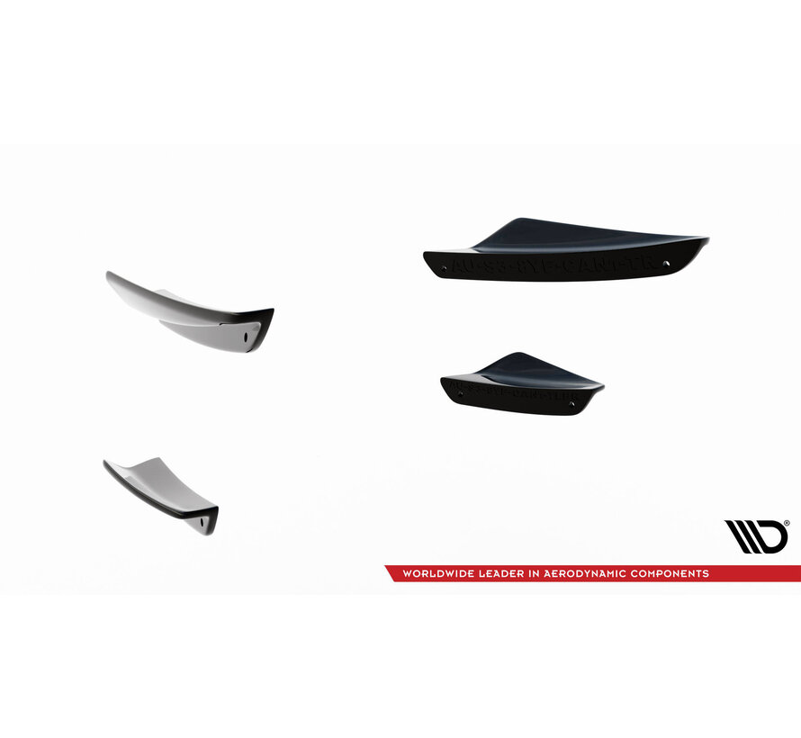 Maxton Design Front Bumper Wings (Canards) Audi A3 S-Line Sedan / S3 Sedan 8Y Facelift