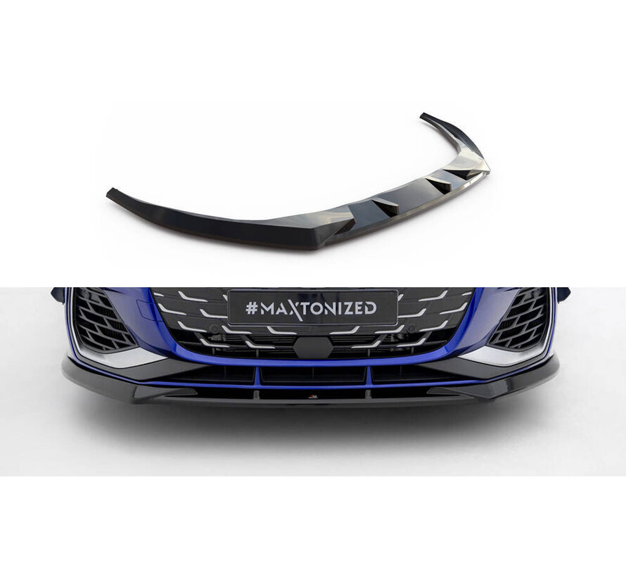 Maxton Design Front Splitter V.1 Audi A3 S-Line Sedan / S3 Sedan 8Y Facelift