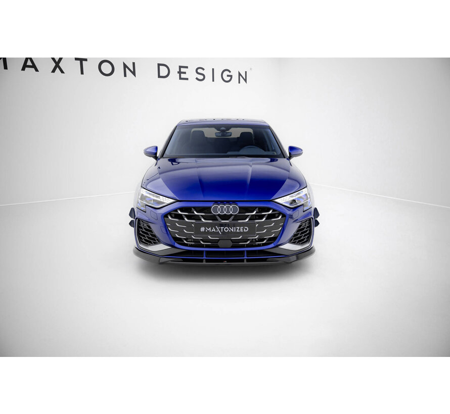 Maxton Design Front Splitter V.1 Audi A3 S-Line Sedan / S3 Sedan 8Y Facelift