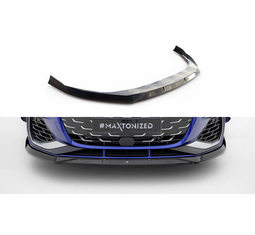 Maxton Design Front Splitter V.3 Audi A3 S-Line Sedan / S3 Sedan 8Y Facelift