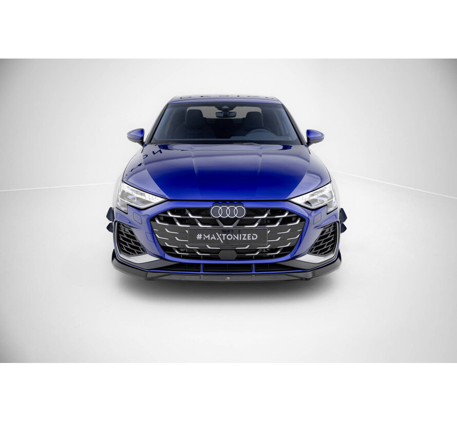 Maxton Design Front Splitter V.3 Audi A3 S-Line Sedan / S3 Sedan 8Y Facelift
