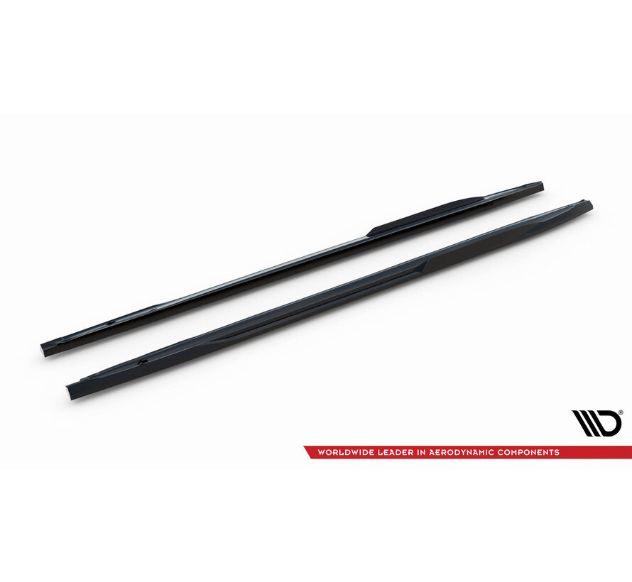Maxton Design Side Skirts Diffusers V.2 Audi A3 S-Line Sedan / S3 Sedan 8Y Facelift