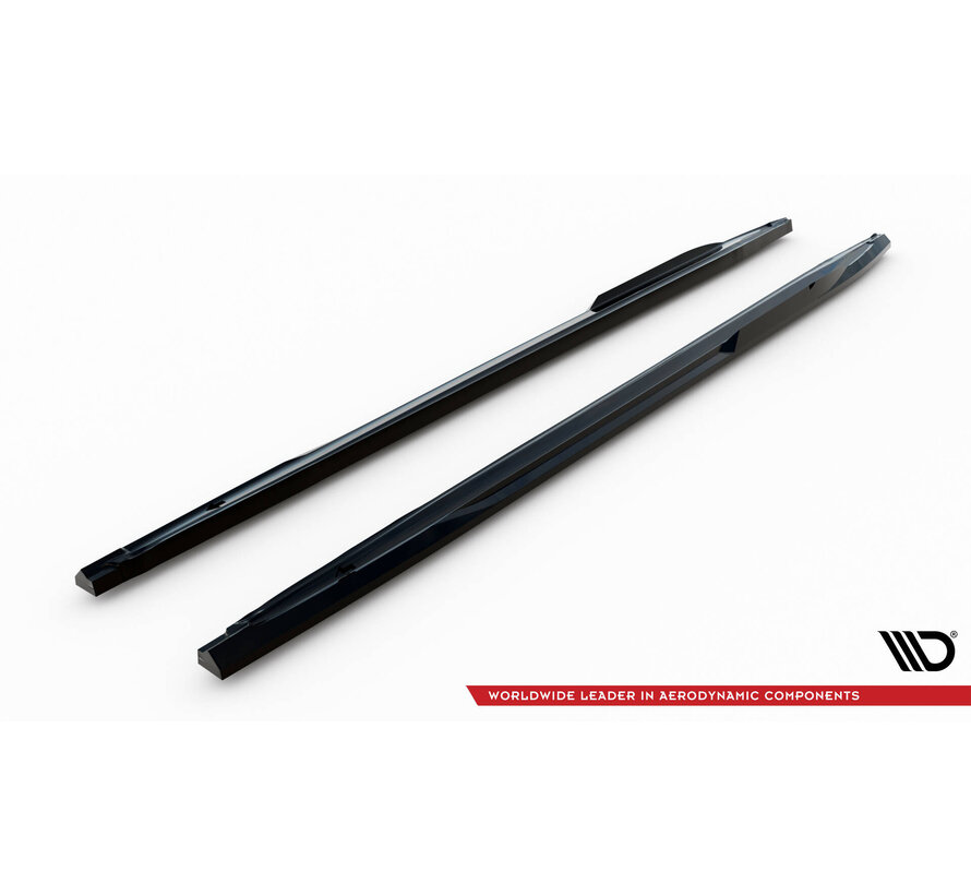 Maxton Design Side Skirts Diffusers V.2 Audi A3 S-Line Sedan / S3 Sedan 8Y Facelift