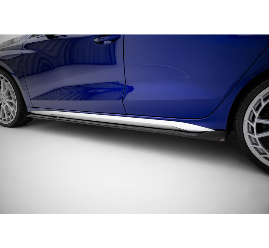 Maxton Design Side Skirts Diffusers V.3 Audi A3 S-Line Sedan / S3 Sedan 8Y Facelift