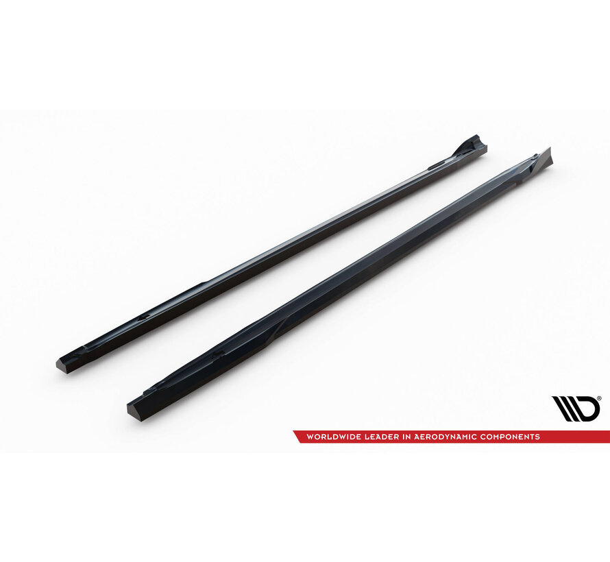 Maxton Design Side Skirts Diffusers V.3 Audi A3 S-Line Sedan / S3 Sedan 8Y Facelift