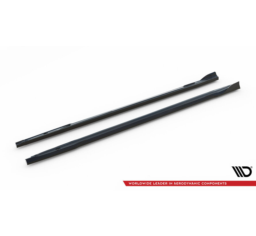 Maxton Design Side Skirts Diffusers V.3 Audi A3 S-Line Sedan / S3 Sedan 8Y Facelift