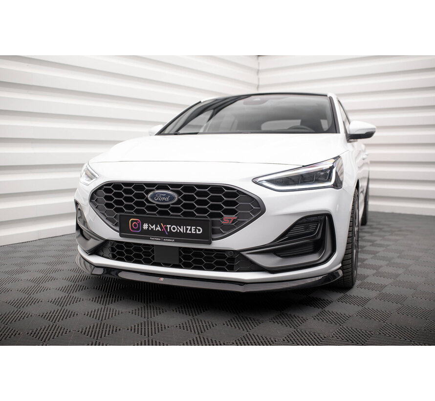 Maxton Design Front Splitter V.8 Ford Focus ST / ST-Line Mk4 Facelift