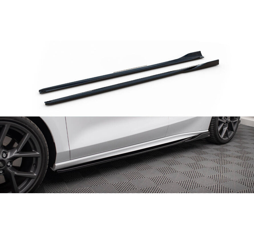 Maxton Design Side Skirts Diffusers V.4 Ford Focus ST / ST-Line Mk4 Facelift