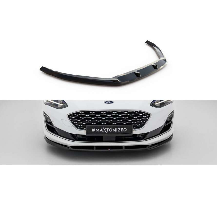 Maxton Design Front Splitter V.1 Ford Focus Vignale Mk4