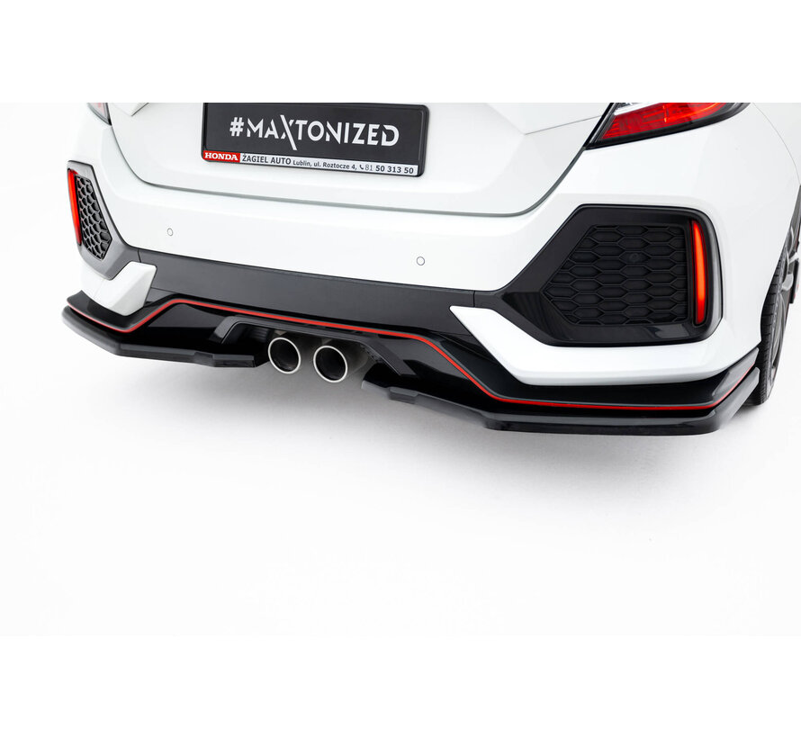 Maxton Design Rear Splitter Honda Civic Sport Mk 10